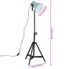 vidaXL Φωτιστικό Δαπέδου 25 W Αντικέ Μπλε 35x35x65/95 εκ. Ε27