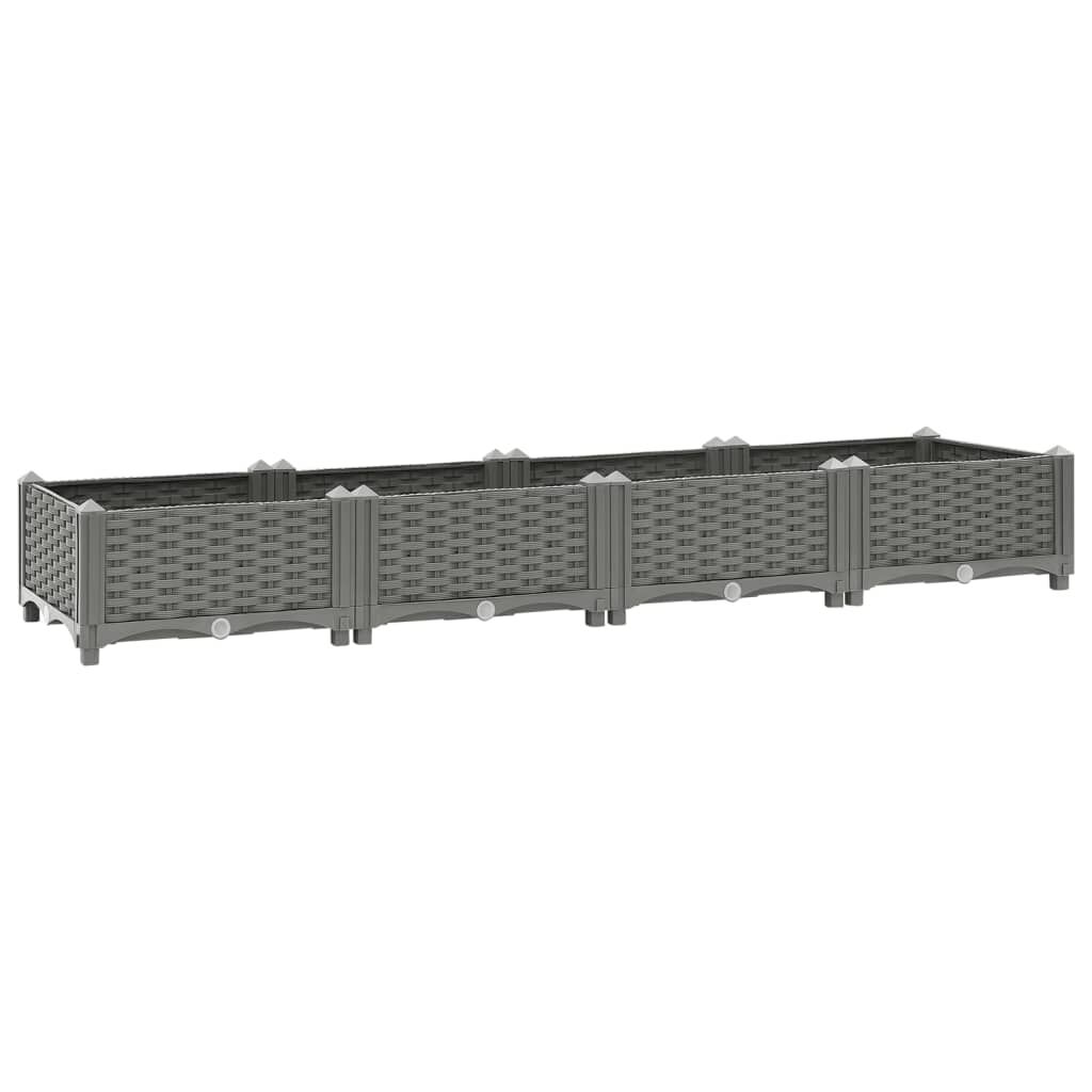 vidaXL Ζαρντινιέρα 160 x 40 x 23 εκ. από Πολυπροπυλένιο