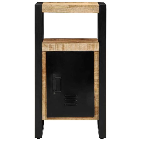 vidaXL Ντουλάπα Μπάνιου με ράφι Καφέ 40 x 35 x 75 εκ Μασίφ ξύλο μάνγκο