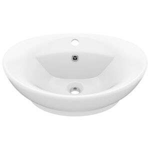 vidaXL &Nu;&iota;&pi;&tau;ή&rho;&alpha;&sigmaf; &mu;&epsilon; &Upsilon;&pi;&epsilon;&rho;&chi;&epsilon;ί&lambda;&iota;&sigma;&eta; &Omicron;&beta;ά&lambda; &Lambda;&epsilon;&upsilon;&kappa;ό &Mu;&alpha;&tau; 58,5x39 &epsilon;&kappa;. &Kappa;&epsilon;&rho;&alpha;&mu;&iota;&kappa;ό&sigmaf;