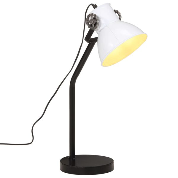 vidaXL Φωτιστικό Γραφείου 25 W Λευκό 17x17x60 εκ. Ε27