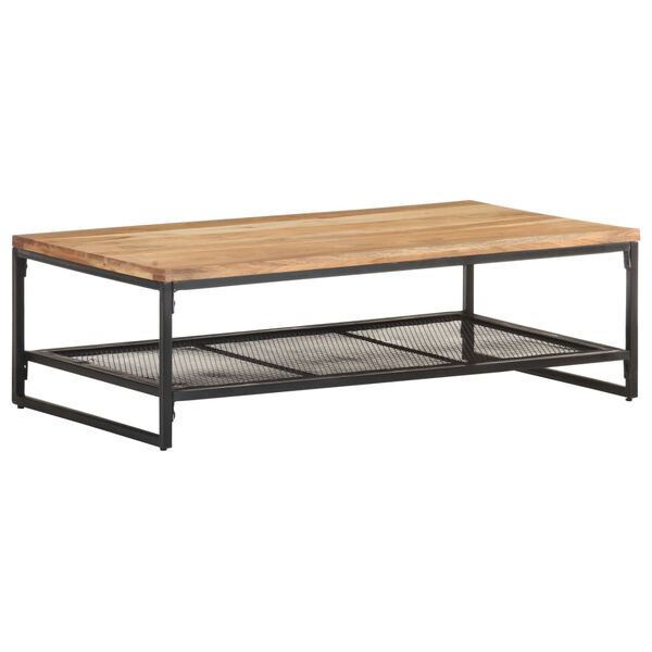 vidaXL Τραπεζάκι Σαλονιού 110 x 60 x 35 εκ. από Μασίφ Ξύλο Ακακίας