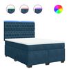 vidaXL &Kappa;&rho;&epsilon;&beta;ά&tau;&iota; Boxspring &mu;&epsilon; &Sigma;&tau;&rho;ώ&mu;&alpha; &Mu;&pi;&lambda;&epsilon; 140x190 &epsilon;&kappa;. &Beta;&epsilon;&lambda;&omicron;ύ&delta;&iota;&nu;&omicron;