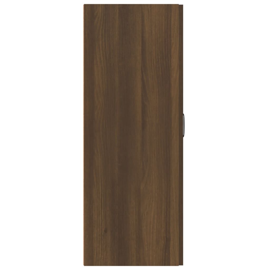 vidaXL Ντουλάπι Κρεμαστό Καφέ δρυς 69,5x34x90 εκ. Επεξεργασμένο Ξύλο