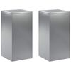 vidaXL &Beta;ά&sigma;&eta; &phi;&upsilon;&tau;ώ&nu; 2 pcs &Alpha;&sigma;&eta;&mu;ί 30 x 30 x 60 cm &Alpha;&nu;&omicron;&xi;&epsilon;ί&delta;&omega;&tau;&omicron; &Alpha;&tau;&sigma;ά&lambda;&iota;