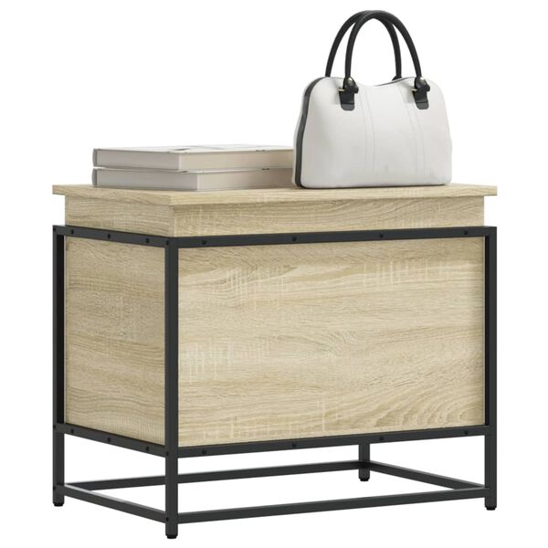 vidaXL Κουτί Αποθήκευσης με Sonoma Δρυς 60x40x51,5 εκ. Επεξ. Ξύλο