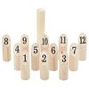 vidaXL Σετ Παιχνιδιού Kubb 13 Τεμ. με Θήκη Μεταφοράς Μασίφ Ξύλο Πεύκου