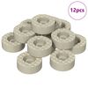 vidaXL &Pi;&rho;&omicron;&sigma;&tau;ά&tau;&epsilon;&sigmaf; &pi;&omicron;&delta;&iota;&omicron;ύ &kappa;&alpha;&rho;έ&kappa;&lambda;&alpha;&sigmaf; 12 pcs &Delta;&iota;&alpha;&phi;&alpha;&nu;έ&sigmaf; &Oslash; 15 x 16 mm PVC