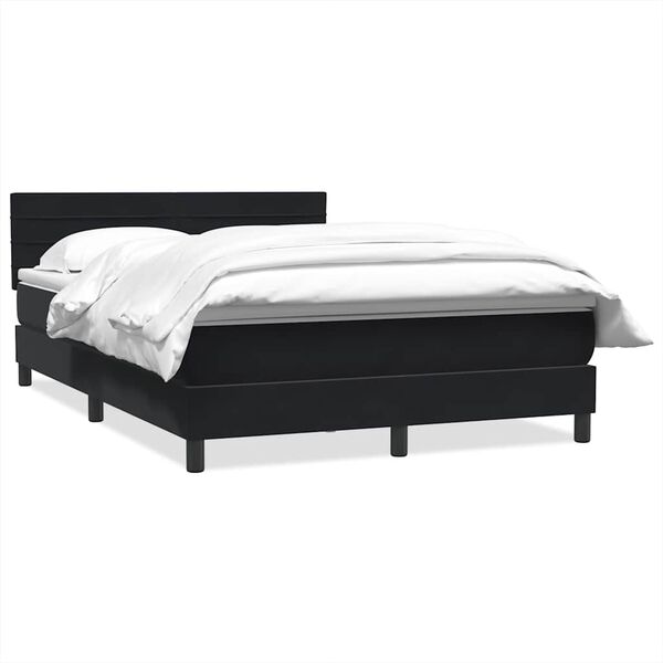 vidaXL &Kappa;&rho;&epsilon;&beta;ά&tau;&iota; Boxspring &mu;&epsilon; &Sigma;&tau;&rho;ώ&mu;&alpha; &Mu;&alpha;ύ&rho;&omicron; 160x210 &epsilon;&kappa;. &Beta;&epsilon;&lambda;&omicron;ύ&delta;&iota;&nu;&omicron;