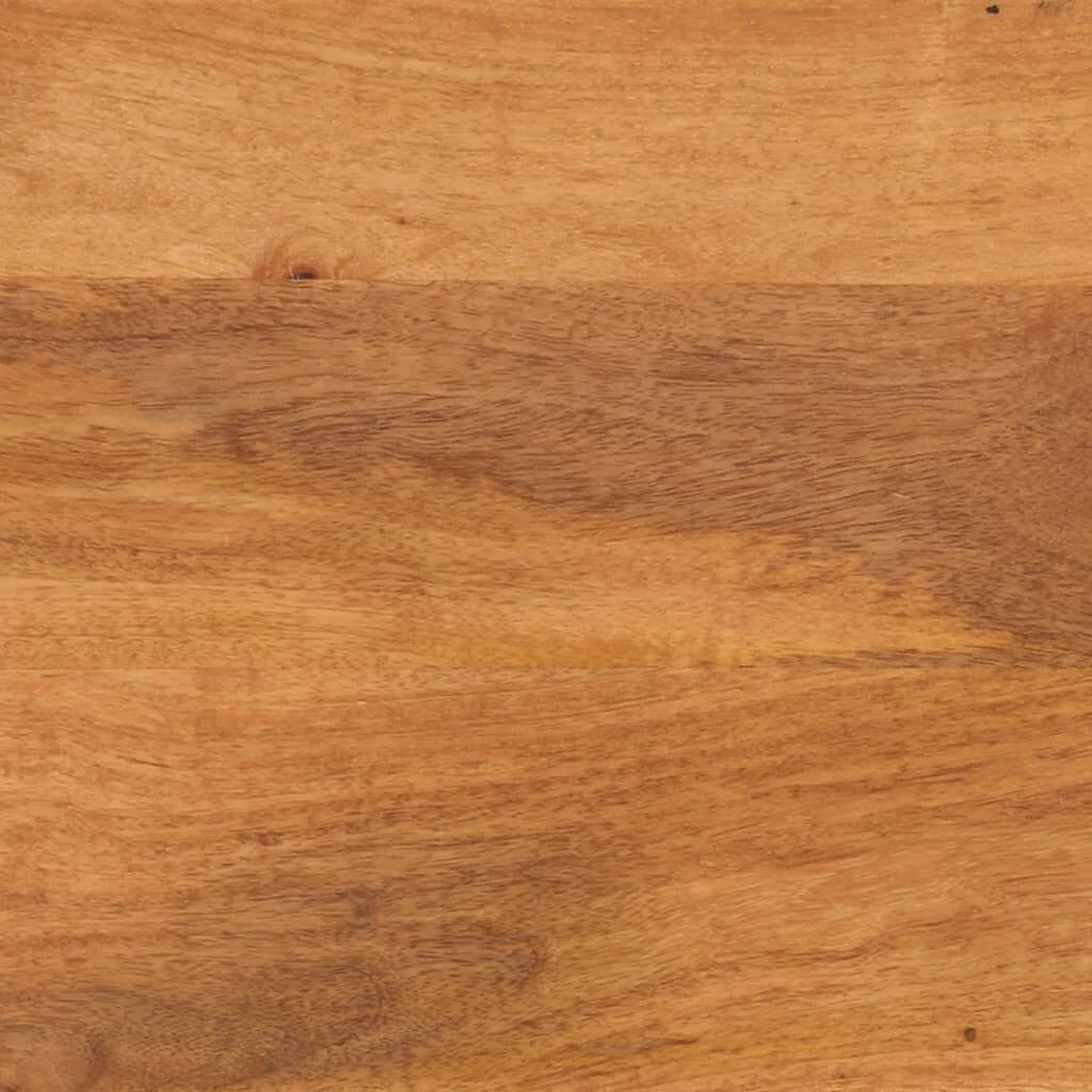 vidaXL Βοηθητικό Έπιπλο Καφέ/Μαύρο 90x33,5x75 εκ. Μασίφ Ξύλο Μάνγκο