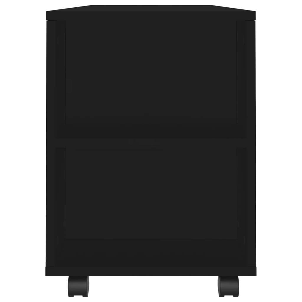 vidaXL Έπιπλο Τηλεόρασης Μαύρο 102x34,5x43 εκ. Επεξεργασμένο Ξύλο