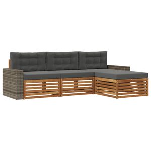 vidaXL &Sigma;&epsilon;&iota;&rho;ά &Kappa;&alpha;&nu;&alpha;&pi;έ &Epsilon;&xi;&omega;&tau;&epsilon;&rho;&iota;&kappa;&omicron;ύ 4 pcs &Phi;&upsilon;&sigma;&iota;&kappa;ό &kappa;&alpha;&iota; &Alpha;&nu;&theta;&rho;&alpha;&kappa;ί &Pi;&omicron;&lambda;&upsilon;&epsilon;&sigma;&tau;έ&rho;&alpha;&sigmaf;