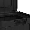 vidaXL Κάδος Απορριμμάτων Εξ. Χώρου Ανθρακί 38x38x65 εκ. Πολυπρ/λένιο