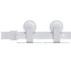 vidaXL Συρόμενη Πόρτα ORKDAL Καφέ 61 x 198.5 εκ. Ξύλο και μέταλλο