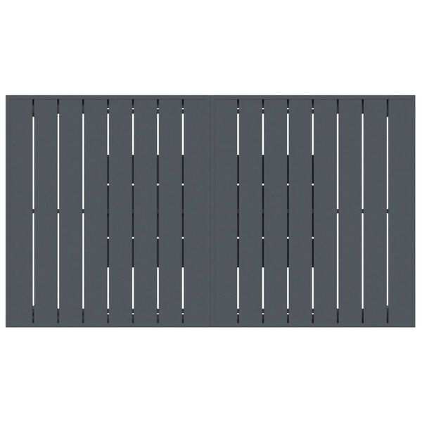 vidaXL Τραπέζι Κήπου Σκούρο Γκρι 180 x 80 x 76 εκ Αλουμίνιο