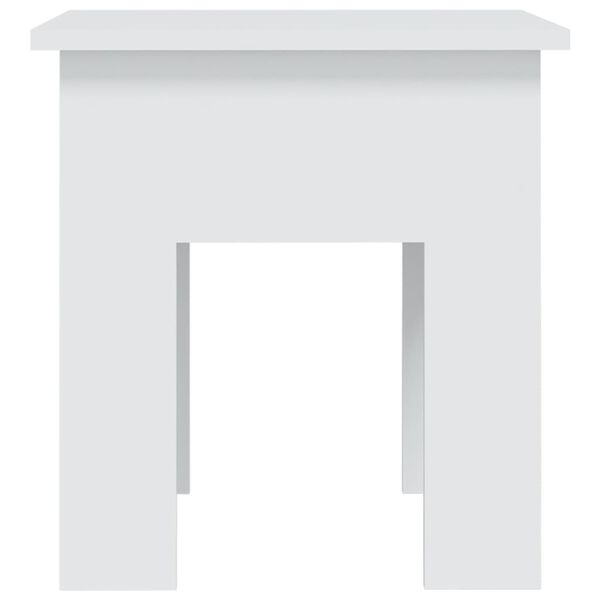vidaXL Τραπεζάκι Σαλονιού Λευκό 40 x 40 x 42 εκ. από Μοριοσανίδα