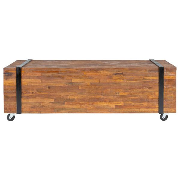 vidaXL Τραπεζάκι Σαλονιού 110 x 45 x 38 εκ. από Μασίφ Ξύλο Teak