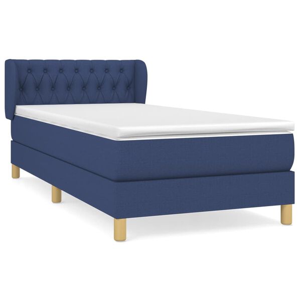 vidaXL &Kappa;&rho;&epsilon;&beta;ά&tau;&iota; Boxspring &mu;&epsilon; &Sigma;&tau;&rho;ώ&mu;&alpha; &Mu;&pi;&lambda;&epsilon; 90x200 &epsilon;&kappa;.&Upsilon;&phi;&alpha;&sigma;&mu;ά&tau;&iota;&nu;&omicron;