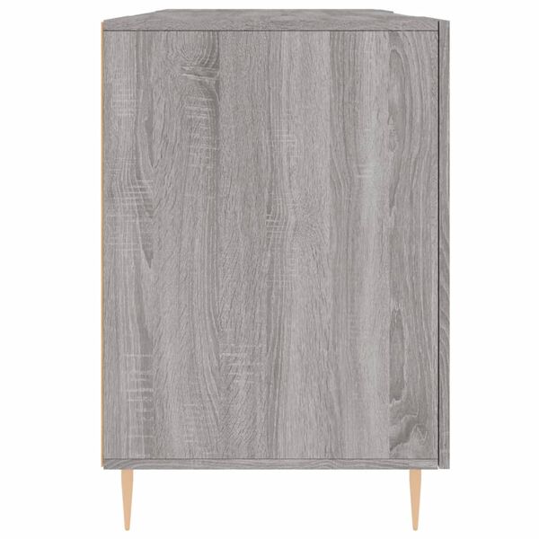 vidaXL Γραφείο Γκρι Sonoma 140 x 50 x 75 εκ. από Επεξεργασμένο Ξύλο