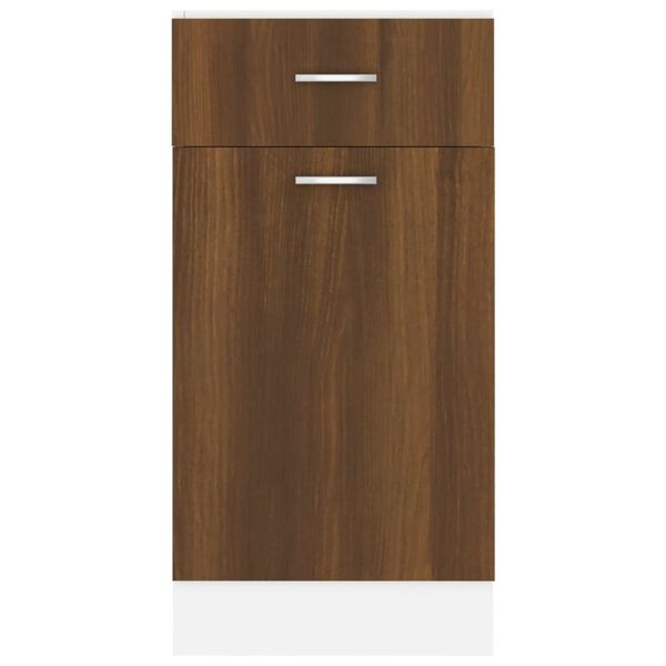 vidaXL Έπιπλο Με Συρτάρι Lyon Καφέ Δρυς 40 x 46 x 81,5εκ.