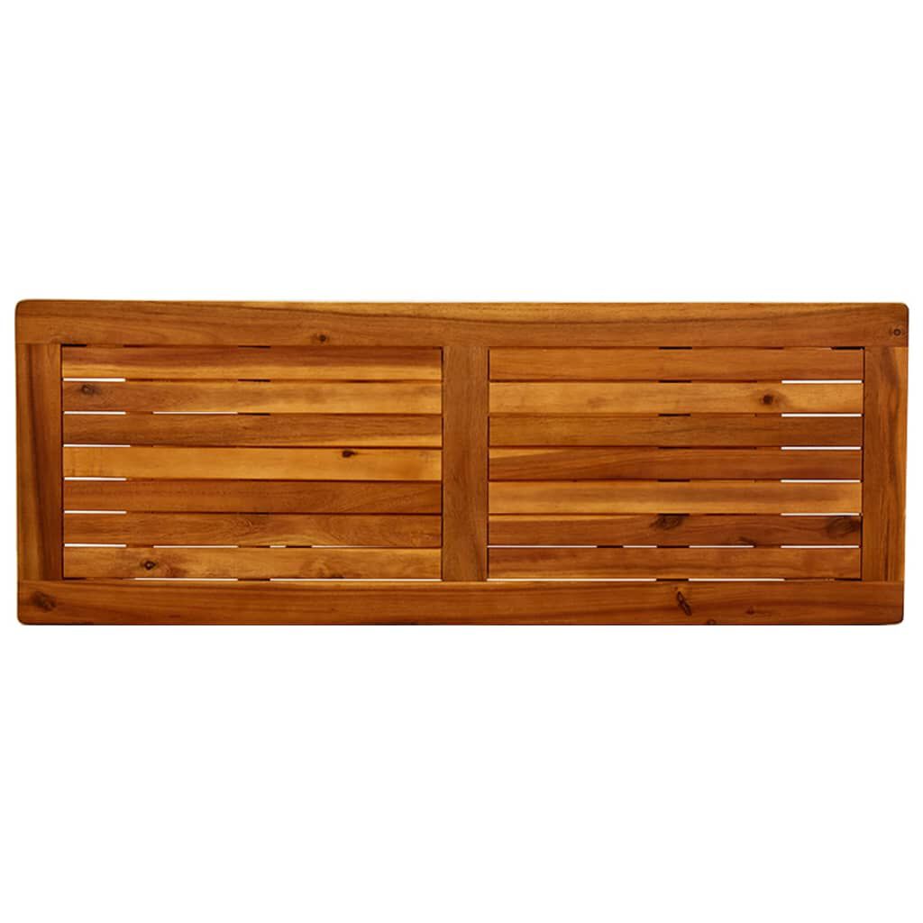 vidaXL Τραπέζι Κονσόλα Κήπου 110 x 40 x 75 εκ. από Μασίφ Ξύλο Ακακίας