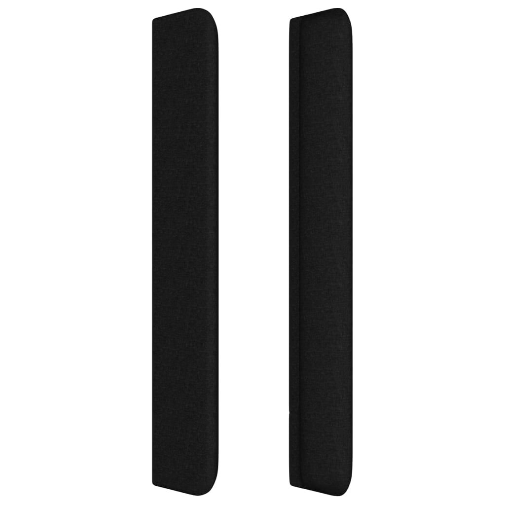 vidaXL Κεφαλάρι με Πτερύγια Μαύρο 163x16x118/128 εκ. Υφασμάτινο