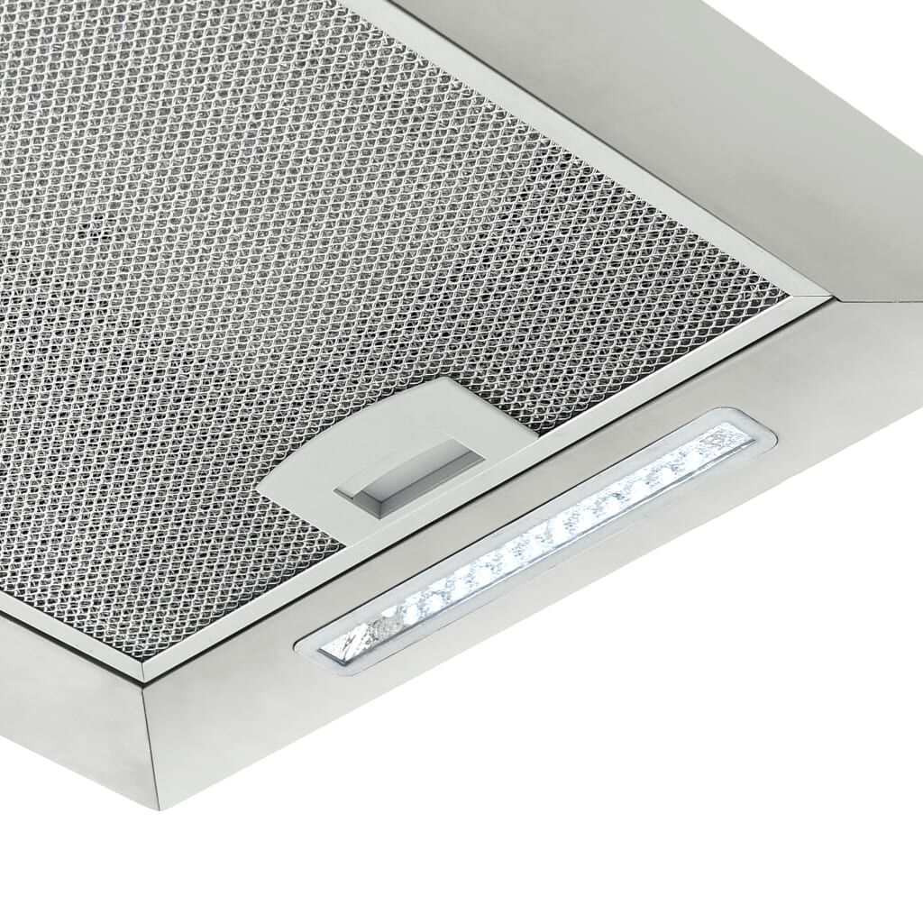 vidaXL Απορροφητήρας Νησίδα Κρεμαστός Αφής με LCD 37 εκ. Ανοξ. Ατσάλι