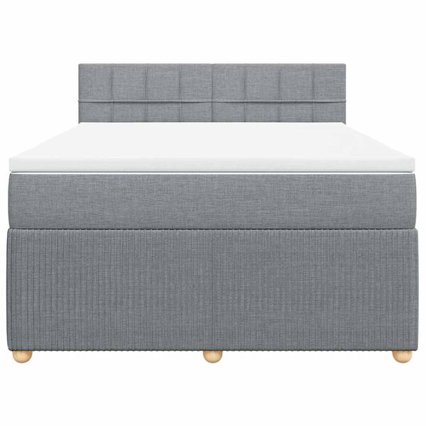 vidaXL &Kappa;&rho;&epsilon;&beta;ά&tau;&iota; Boxspring &mu;&epsilon; &Sigma;&tau;&rho;ώ&mu;&alpha; &Alpha;&nu;&omicron;&iota;&chi;&tau;ό &Gamma;&kappa;&rho;&iota; 140x200 &epsilon;&kappa;. &Upsilon;&phi;&alpha;&sigma;&mu;ά&tau;&iota;&nu;&omicron;