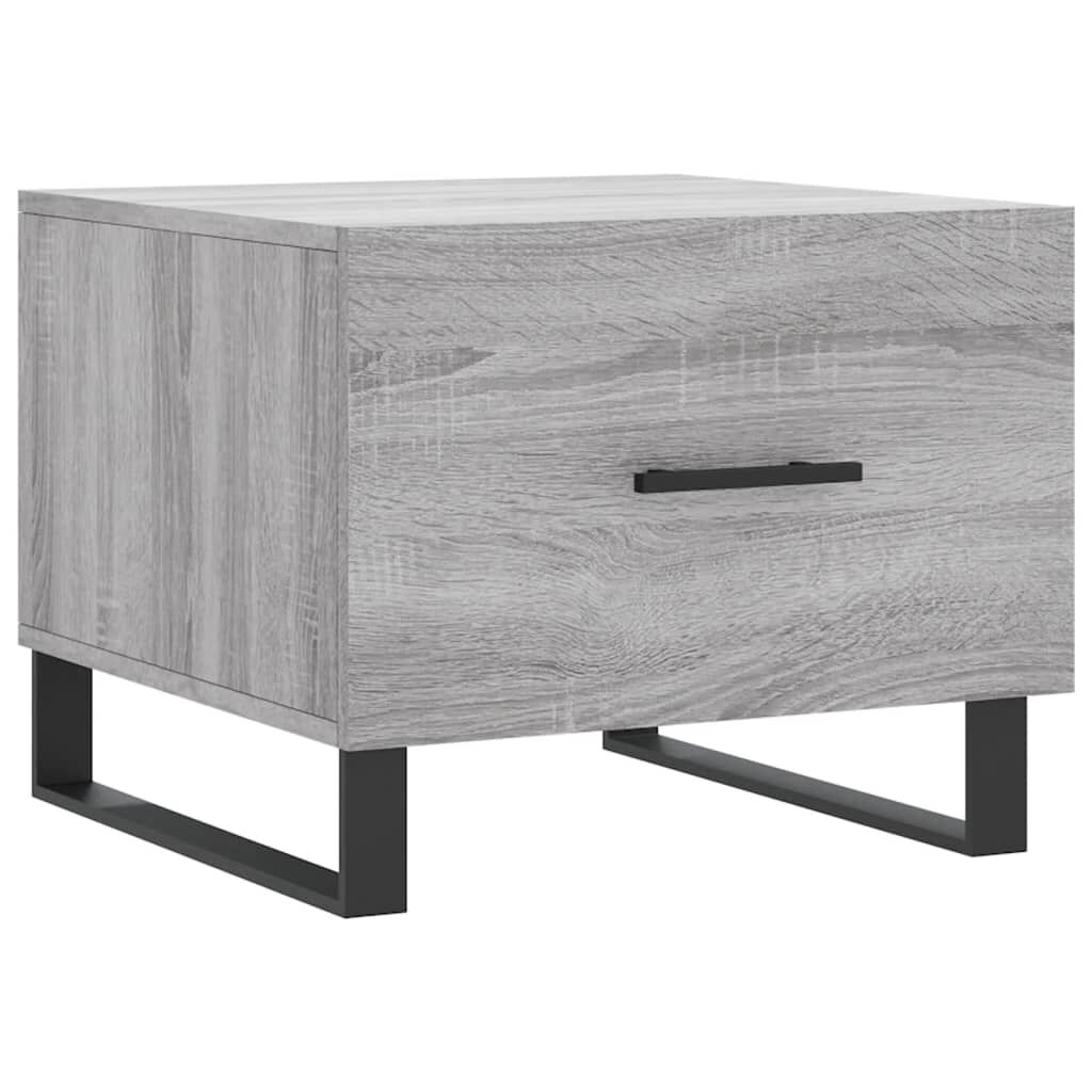 vidaXL Τραπεζάκι Σαλονιού Γκρι Sonoma 50x50x40 εκ. Επεξεργασμένο Ξύλο