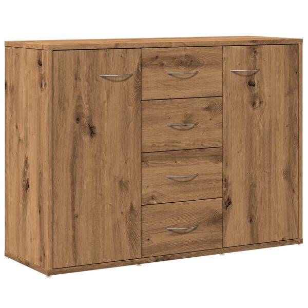 vidaXL Ντουλάπι Αρτισιανή Δρυς 88x30x64 εκ. από Επεξεργ. Ξύλο