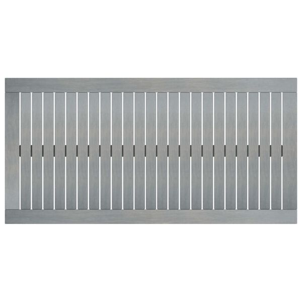 vidaXL Τραπεζάκι Σαλονιού Γκρι 100x50x33 εκ. από Μασίφ Ξύλο Ακακίας