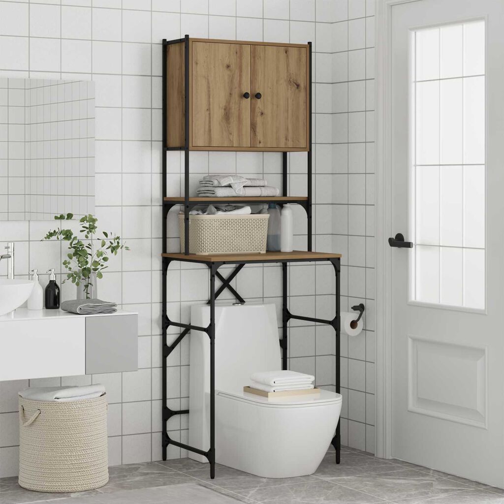 vidaXL Ντουλάπα Πλυντηρίου Μασίφ Δρυός 68x48,5x194 εκ.