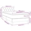 vidaXL &Kappa;&rho;&epsilon;&beta;ά&tau;&iota; Boxspring &mu;&epsilon; &Sigma;&tau;&rho;ώ&mu;&alpha; &Alpha;&nu;&omicron;&iota;&chi;&tau;ό &Gamma;&kappa;&rho;&iota; 80x200 &epsilon;&kappa;. &Upsilon;&phi;&alpha;&sigma;&mu;ά&tau;&iota;&nu;&omicron;