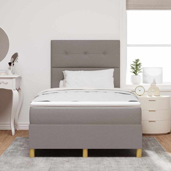 vidaXL &Kappa;&rho;&epsilon;&beta;ά&tau;&iota; &mu;&epsilon; &epsilon;&lambda;&alpha;&tau;ή&rho;&iota;&alpha; &mu;&epsilon; &sigma;&tau;&rho;ώ&mu;&alpha; Taupe 120 x 200 cm ύ&phi;&alpha;&sigma;&mu;&alpha;
