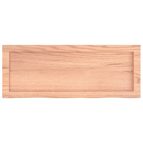 vidaXL Πάγκος Μπάνιου Αν. Καφέ 80x30x(2-4) εκ. Επεξεργ. Μασίφ Ξύλο