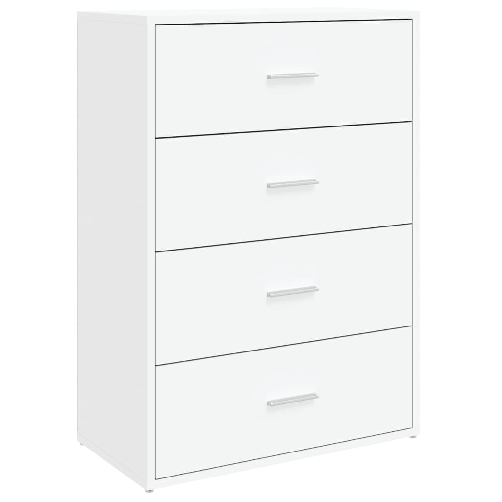 vidaXL Βοηθητικά Ντουλάπια 2 τεμ. Λευκό 60x31x84 εκ. Επεξεργ. Ξύλο