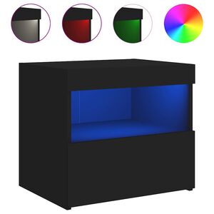 vidaXL &Kappa;&omicron;&mu;&omicron;&delta;ί&nu;&omicron; &mu;&epsilon; &Phi;ώ&tau;&alpha; LED &Mu;&alpha;ύ&rho;&omicron; 50 x 40 x 45 &epsilon;&kappa;.