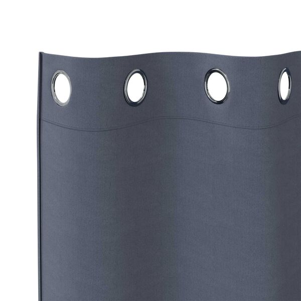 vidaXL Κουρτίνες με κουρτίνες 2 pcs Ανθρακί 245 x 140 εκ. Πολυεστέρας