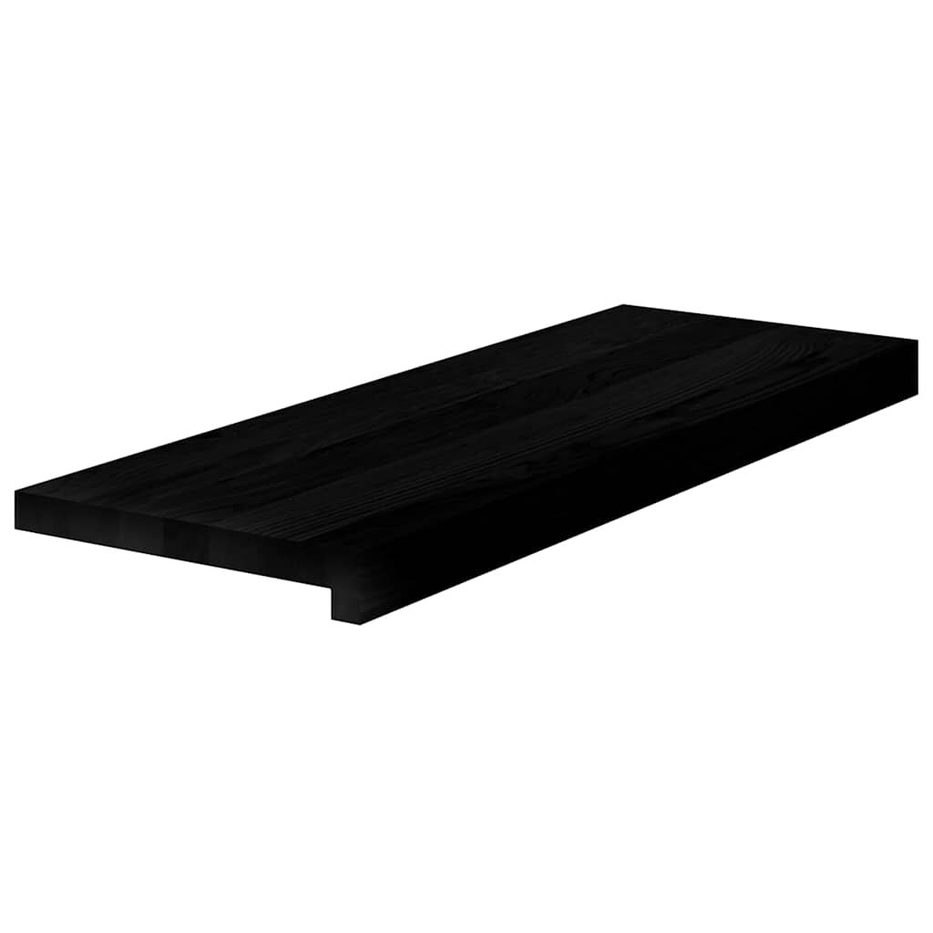 vidaXL Πατάκια Σκάλας 8 τεμ. Σκούρο Καφέ 70x25x2 cm Ξύλο Δρυός
