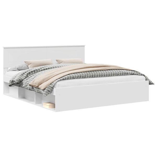 vidaXL &Sigma;&kappa;&epsilon;&lambda;&epsilon;&tau;ό&sigmaf; &Kappa;&rho;&epsilon;&beta;&alpha;&tau;&iota;&omicron;ύ &Lambda;&epsilon;&upsilon;&kappa;ό 180 x 200 cm &Epsilon;&pi;&epsilon;&xi;&epsilon;&rho;&gamma;&alpha;&sigma;&mu;έ&nu;&omicron; &xi;ύ&lambda;&omicron;