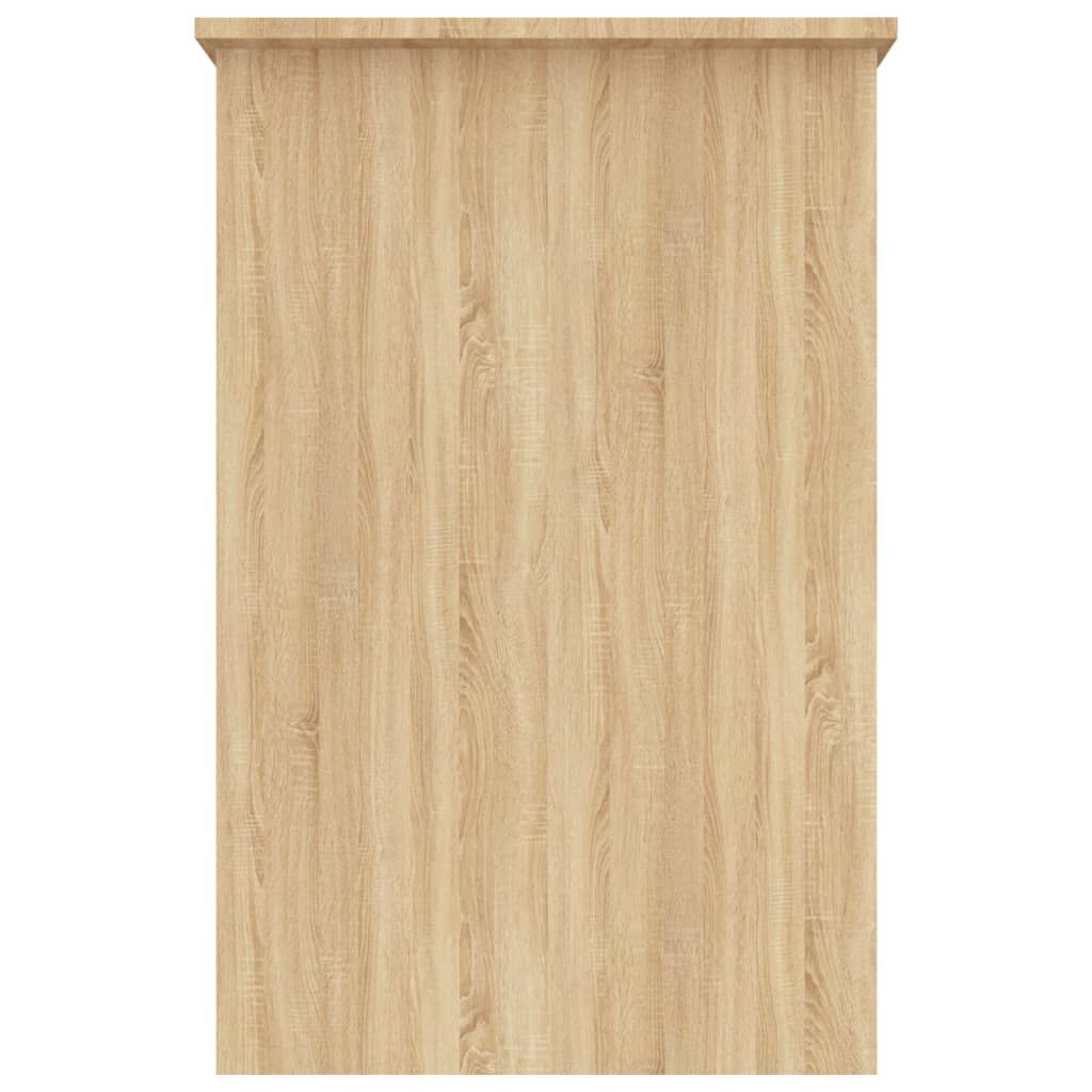vidaXL Γραφείο Χρώμα Sonoma Δρυς 100 x 50 x 76 εκ. από Επεξ. Ξύλο