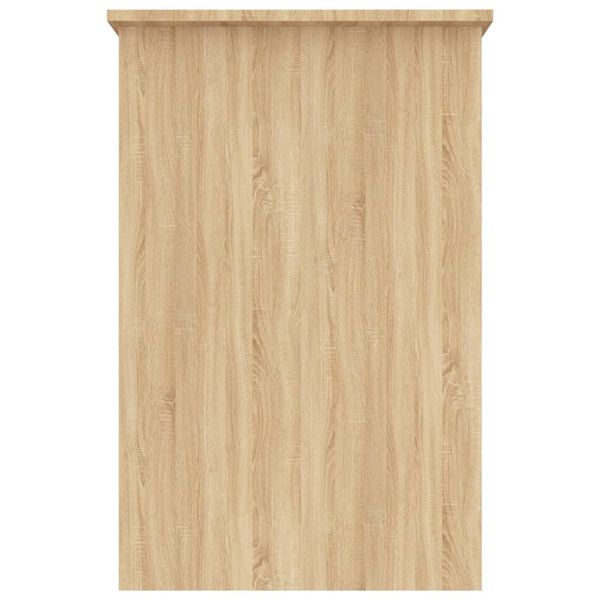vidaXL Γραφείο Χρώμα Sonoma Δρυς 100 x 50 x 76 εκ. από Επεξ. Ξύλο