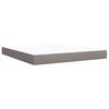 vidaXL &Kappa;&rho;&epsilon;&beta;ά&tau;&iota; Boxspring &mu;&epsilon; &Sigma;&tau;&rho;ώ&mu;&alpha; Taupe 180x200 &epsilon;&kappa;. &Upsilon;&phi;&alpha;&sigma;&mu;ά&tau;&iota;&nu;&omicron;