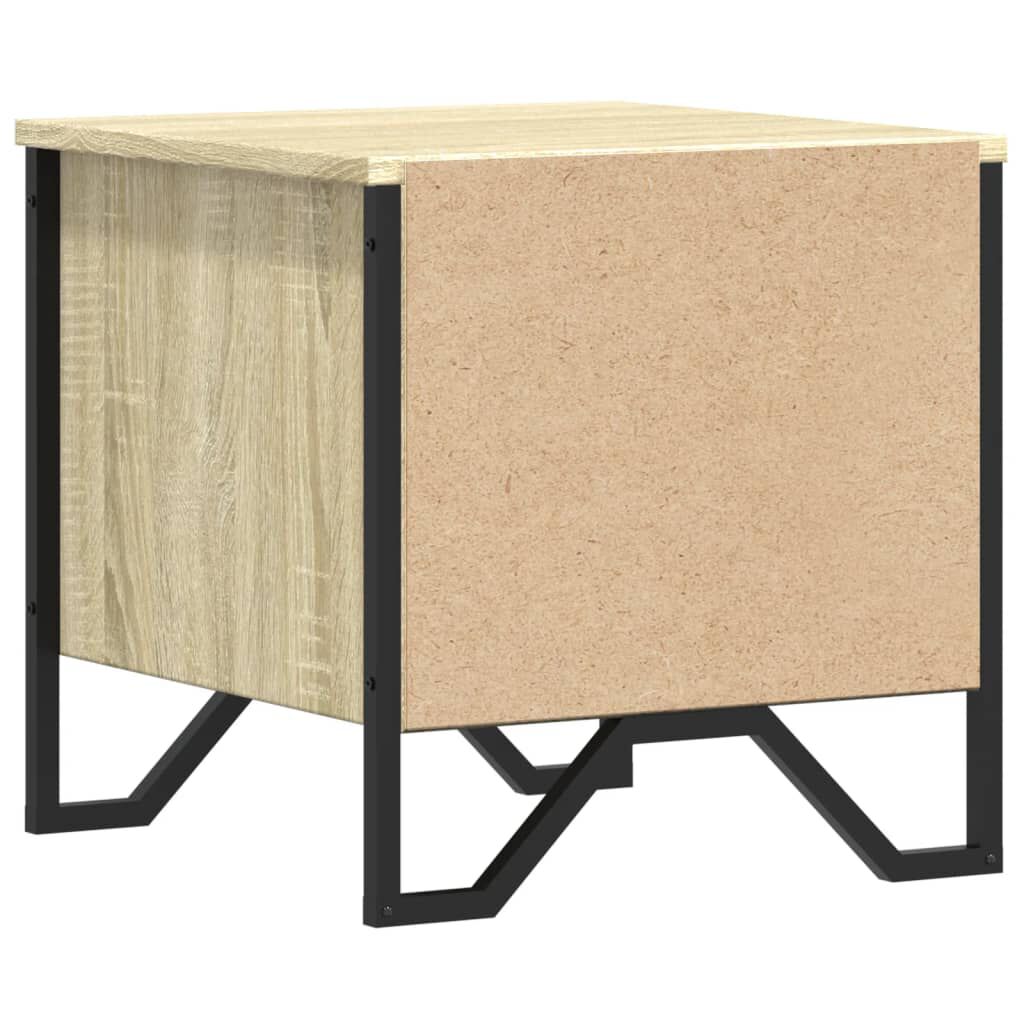 vidaXL Κομοδίνα 2 τεμ. Sonoma Δρυς 40x41x40 εκ. από Επεξεργασμένο Ξύλο