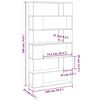 vidaXL Βιβλιοθήκη/Διαχωριστικό Χώρου Λευκό 100 x 24 x 188 εκ.