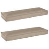 vidaXL Σετ Μαξιλαριών Πάγου 2 pcs Taupe 120 x 40 x 8 εκ Ύφασμα Oxford