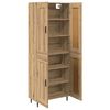 vidaXL Highboard 2 pcs Artisan Oak 69,5 x 34 x 180 &epsilon;&kappa;.