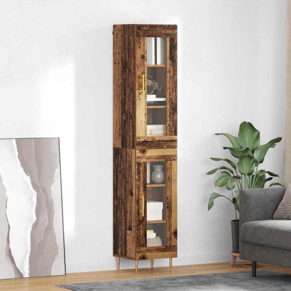 vidaXL Highboard 2 pcs &Pi;&alpha;&lambda;&iota;ό &Xi;ύ&lambda;&omicron; &Gamma;&upsilon;&alpha;&lambda;ί