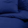 Σετ Παπλωματοθήκη vidaXL Ναυτικό μπλε 135x200 εκ. Βαμβακερό