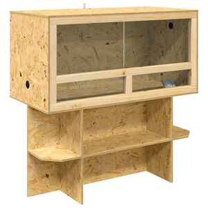 vidaXL Terrarium Καφέ 100 x 50 x 100 cm OSB